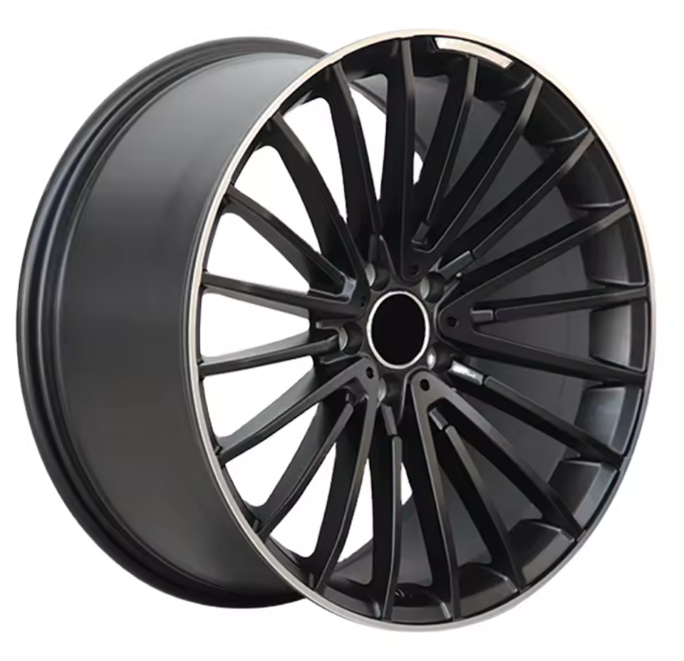 Deep-Concave Staggered Alloy Wheel — Gloss Black (18″–22″) Set of 4
