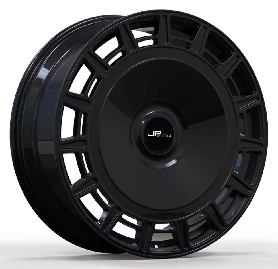24″ Monoblock Alloy Wheel — Matte / Gloss Black, 6×139.7 Bolt Pattern Set of 4
