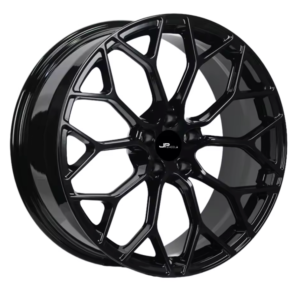 20″ Monoblock Forged Alloy Wheel — 5×112 (Black / Brown) Set of 4