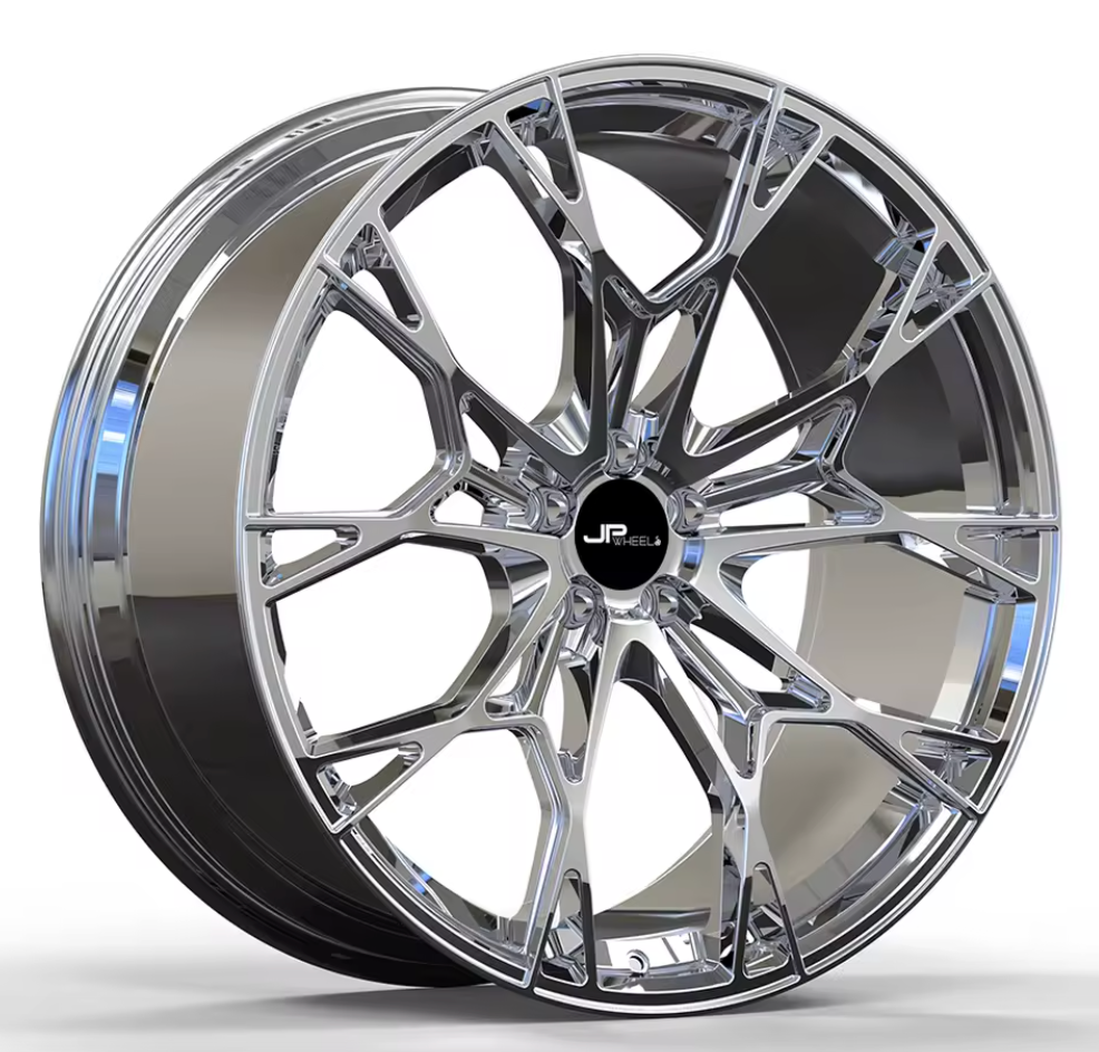 23″ Silver Monoblock Alloy Wheels — 5×112 Bolt Pattern Set of 4