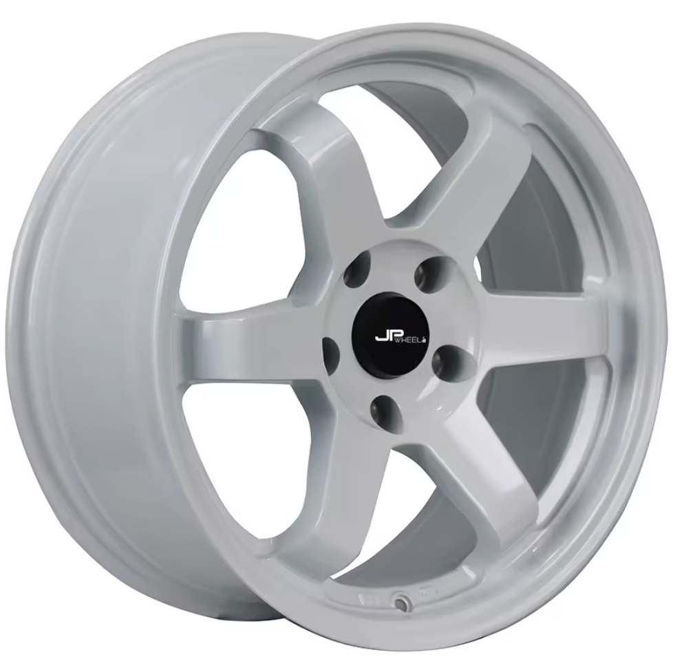 17″ White Alloy Wheel — 5×120 Bolt Pattern Set of 4