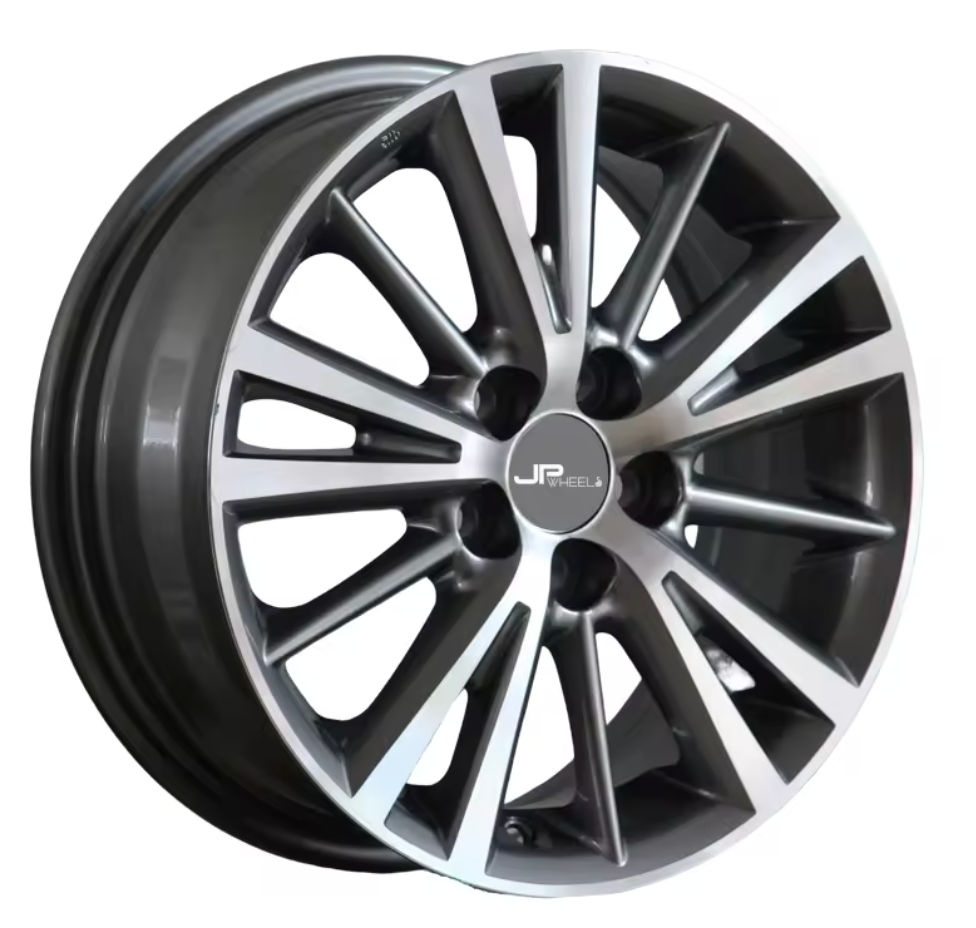 Monoblock Alloy Replacement Wheel — 15″ & 16″ — 5-Hole — Black or Grey Set of 4