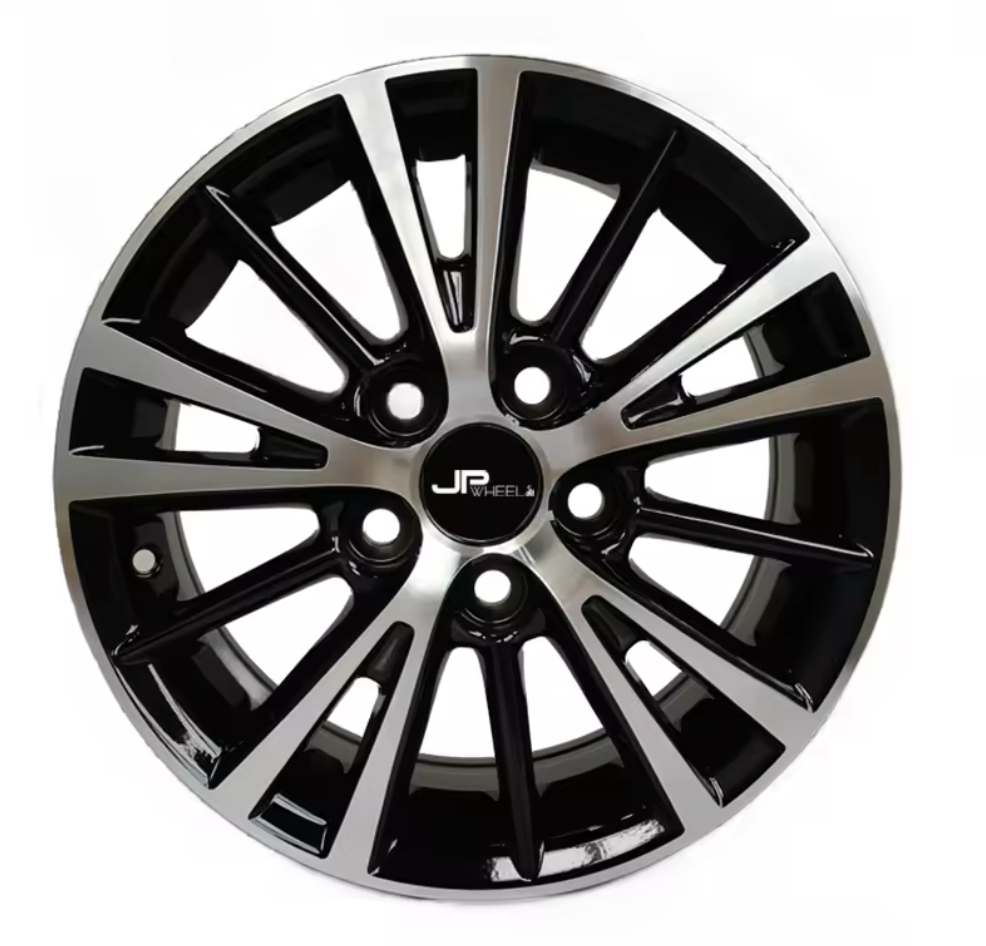 Monoblock Alloy Replacement Wheel — 15″ & 16″ — 5-Hole — Black or Grey Set of 4